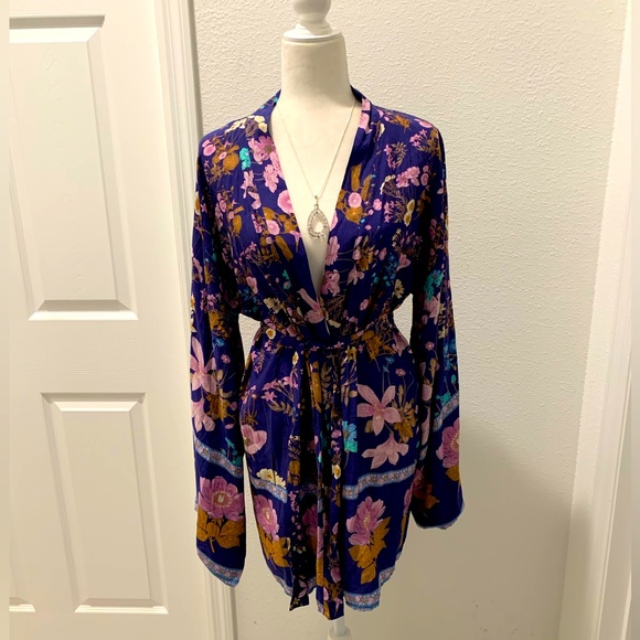 Floral Kimono 👘Blouse -NEW - Picture 3 of 4